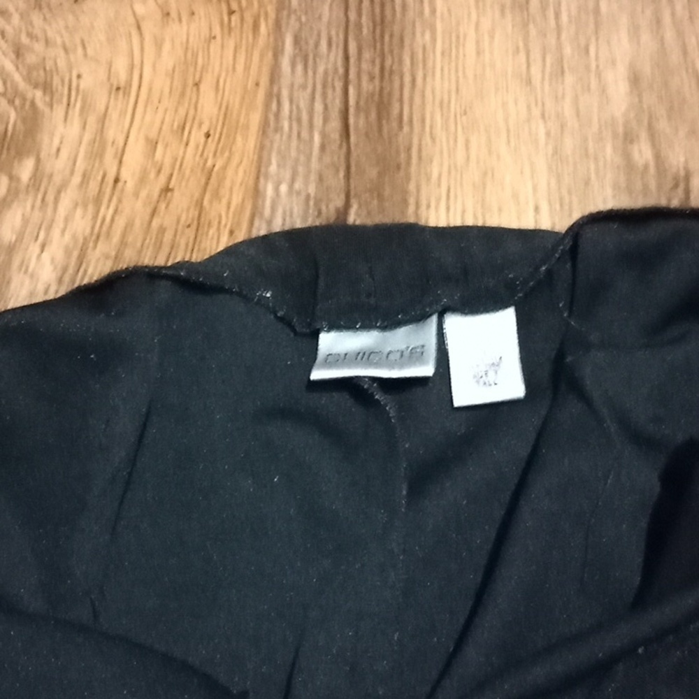 Chicos women's Black pants Casual Office Wear Comfortable - Picture 3 of 4
